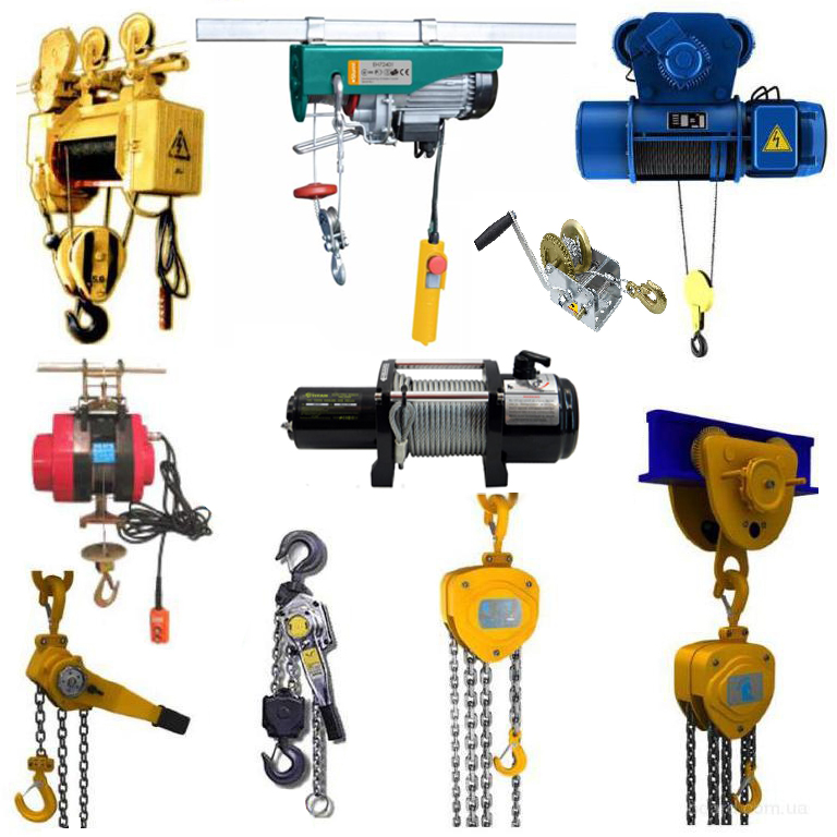 лебедки, тельферы, тали